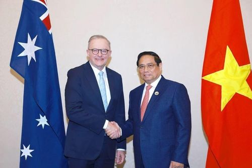 Thủ tướng Phạm Minh Chính gặp Thủ tướng Australia Anthony Albanese