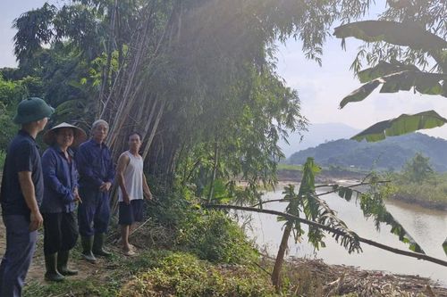 Nghệ An: nỗi lo sạt lở đất ven sông Lam