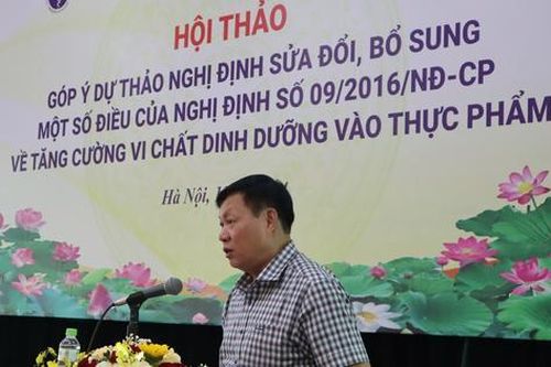 Cần có biện pháp bổ sung vi chất dinh dưỡng vào thực phẩm
