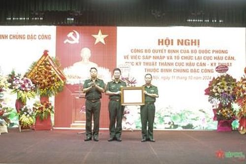 Binh chủng Đặc công sáp nhập Cục Hậu cần, Cục Kỹ thuật