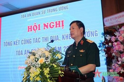 Tổng kết công tác thi đua, khen thưởng tòa án quân sự năm 2024