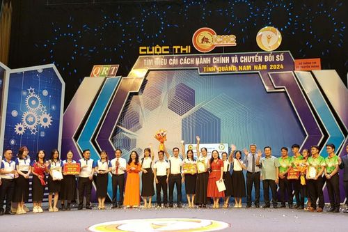 Quảng Nam trao giải Cuộc thi tìm hiểu cải cách hành chính và chuyển đổi số năm 2024