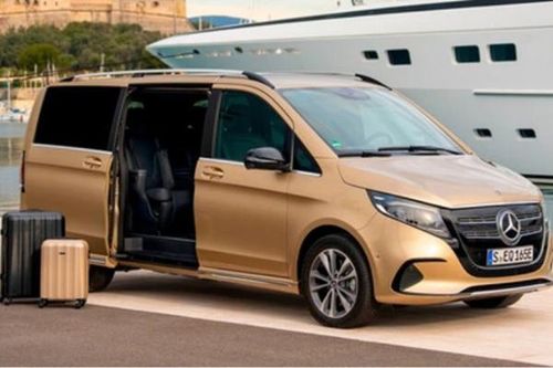Mercedes-Benz V-Class EV điện chạy hơn 500km/sạc 'lộ hàng'