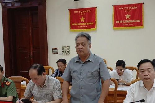 Khối thi đua các bộ, ngành Nội chính TƯ kiểm tra tại Cục Thi hành án dân sự Hà Tĩnh