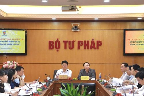Tiếp tục hoàn thiện Đề án Chuyển đổi số trong công tác phổ biến, giáo dục pháp luật
