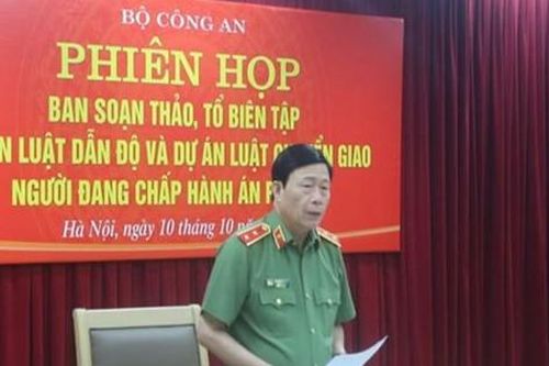 Bộ trưởng Công an làm Trưởng ban Soạn thảo Dự án Luật Dẫn độ và Luật Chuyển giao người đang chấp hành án phạt tù