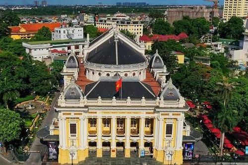 Kiến trúc Pháp tuyệt đẹp của Nhà hát Lớn Hà Nội hơn 100 năm