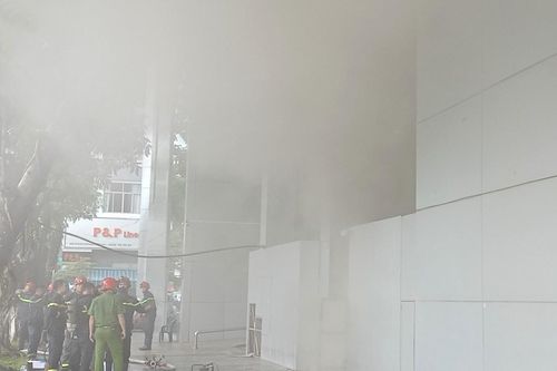 Cháy tầng hầm Nhà hát Trưng Vương ở Đà Nẵng