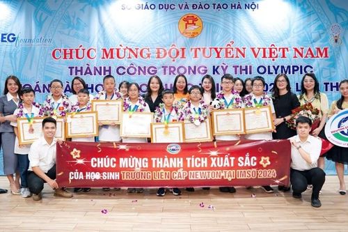 Trường Newton 2 năm liên tiếp dẫn đầu kỳ thi IMSO