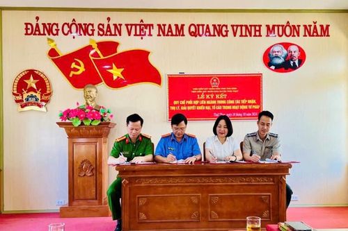 Liên ngành ký Quy chế phối hợp trong tiếp nhận, thụ lý, giải quyết khiếu nại, tố cáo