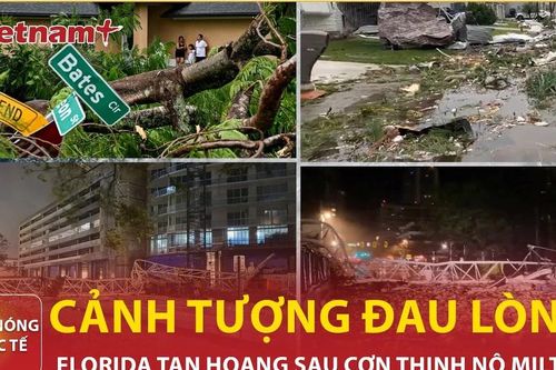 Florida tan hoang sau bão Milton, hàng trăm ngôi nhà bị phá hủy