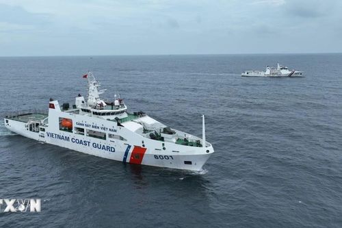 Cảnh sát biển Việt Nam-Indonesia luyện tập chung trên biển