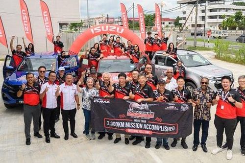Isuzu D-Max lập kỷ lục di chuyển 2.000km với chỉ một bình nhiên liệu
