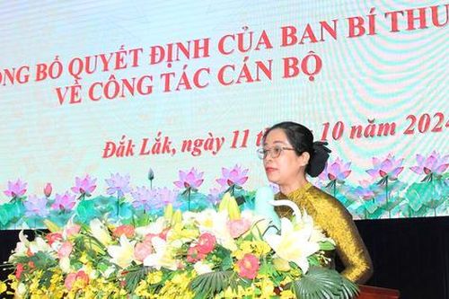 Bà Huỳnh Thị Chiến Hòa giữ chức Phó Bí thư Tỉnh ủy Đắk Lắk