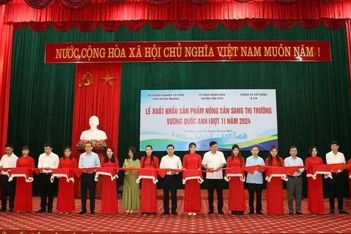 Tuyên Quang: Lần đầu xuất khẩu sản phẩm OCOP sang Vương quốc Anh