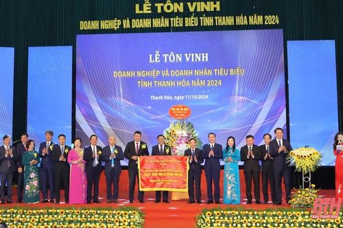 Tôn vinh doanh nghiệp, doanh nhân tiêu biểu tỉnh Thanh Hóa năm 2024