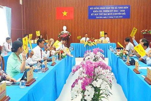 HĐND TX. Tịnh Biên thông qua nhiều nội dung quan trọng