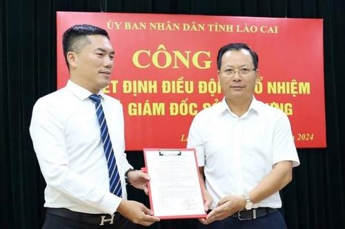 Lào Cai: Công bố Quyết định bổ nhiệm Phó Giám đốc Sở Xây dựng