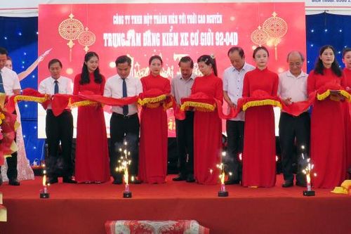 Khánh thành Trung tâm đăng kiểm xe cơ giới 92-04D