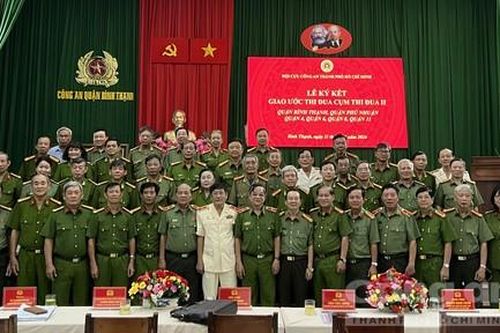 Cụm thi đua II, Hội Cựu CAND TPHCM ký kết giao ước thi đua