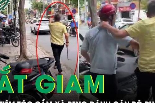Bắt chủ tiệm tóc cầm xà beng đuổi đánh, lăng mạ cán bộ phường ở Phú Nhuận