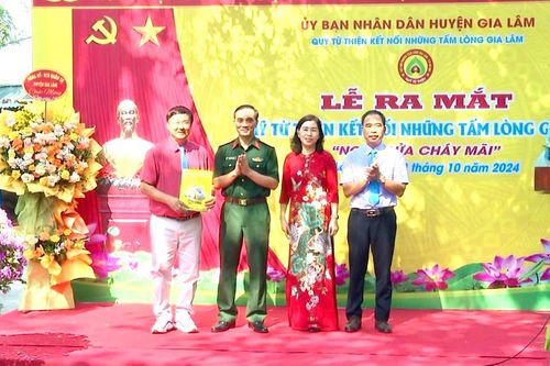 Ra mắt Quỹ Từ thiện kết nối những tấm lòng Gia Lâm