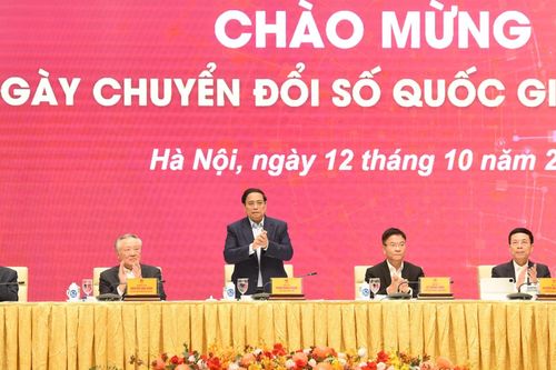 Thủ tướng Phạm Minh Chính dự sự kiện Chào mừng Ngày Chuyển đổi số quốc gia năm 2024