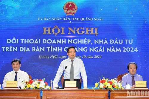 Quảng Ngãi đối thoại tháo gỡ khó khăn cho doanh nghiệp, nhà đầu tư