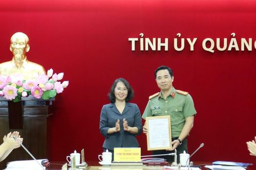 Giám đốc Công an tỉnh Quảng Ninh được chỉ định tham gia Ban Thường vụ Tỉnh ủy