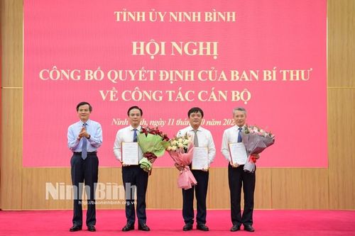 Viện trưởng VKSND tỉnh Ninh Bình tham gia Ban Chấp hành Đảng bộ tỉnh