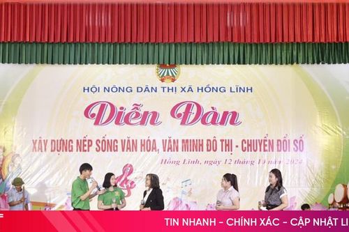 Diễn đàn xây dựng nếp sống văn hóa, văn minh đô thị Hồng Lĩnh