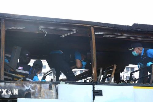 Thái Lan bước đầu truy tố 3 người liên quan tới thảm kịch cháy xe buýt