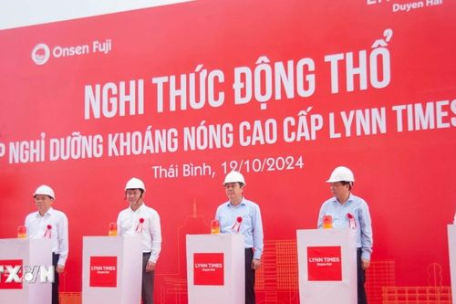 Động thổ dự án Tổ hợp nghỉ dưỡng khoáng nóng cao cấp Lynn Times Duyên Hải