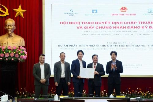 Daewoo E&C dẫn lối dòng vốn ngoại vào bất động sản Thái Bình