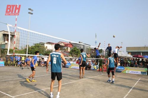 Thạch Thành: Hấp dẫn Giải bóng chuyền Ngọc Trạo năm 2024