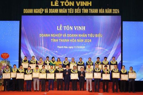 Thanh Hóa tôn vinh 88 doanh nghiệp, doanh nhân tiêu biểu