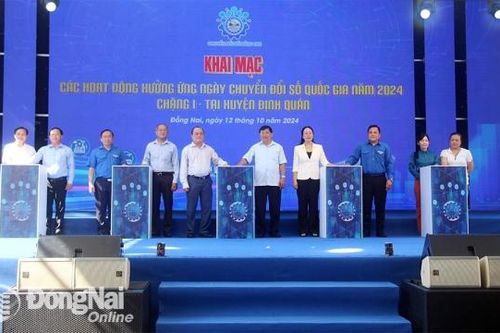 Khai mạc các hoạt động hưởng ứng Ngày Chuyển đổi số quốc gia tại huyện Định Quán