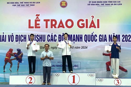Wushu Phú Thọ giành 7 huy chương tại Giải Vô địch các đội mạnh toàn quốc