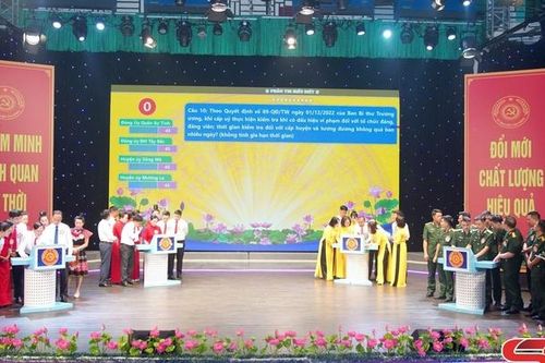 Hội thi 'Cán bộ kiểm tra giỏi' năm 2024: Phần thi hiểu biết và xử lý tình huống