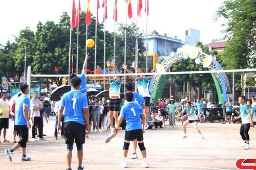 Giải bóng chuyền hơi công đoàn huyện Thuận Châu năm 2024
