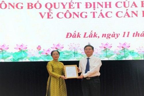 Đắk Lắk: Bổ nhiệm tân Phó Bí thư Tỉnh ủy
