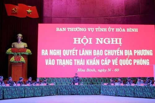 Hòa Bình xây dựng khu vực phòng thủ ngày càng vững chắc
