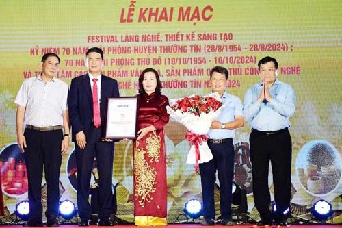 Hà Nội khai mạc Festival làng nghề, thiết kế sáng tạo năm 2024