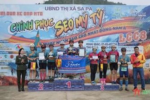Giải đua xe đạp khởi động lại các hoạt động ở Sa Pa sau bão số 3