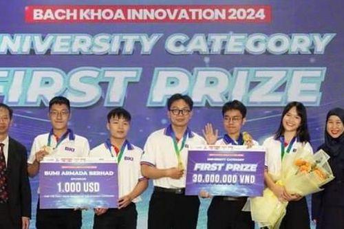 'Robot điều dưỡng tích hợp AIoT và điều hướng tự động' giành Nhất 'Bach khoa Innovation 2024'