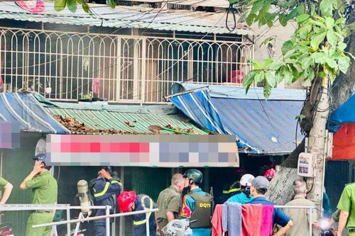 Cháy căn hộ ở cư xá Thanh Đa