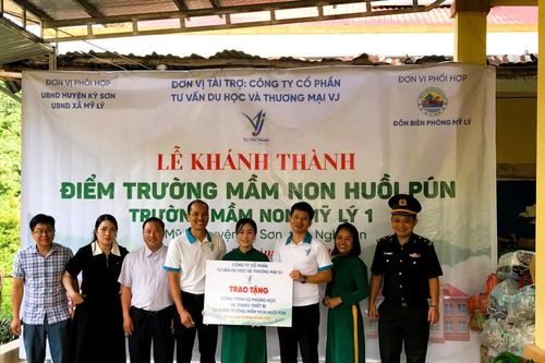 Khánh thành Điểm Trường mầm non bản Huồi Pún