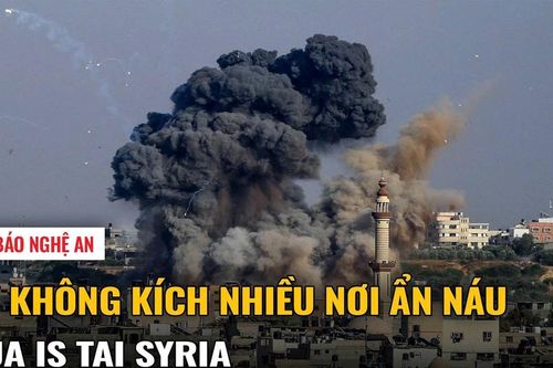 Mỹ không kích nhiều nơi ẩn náu của IS tại Syria