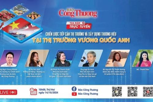 Sắp diễn ra Tọa đàm 'Chiến lược tiếp cận thị trường và xây dựng thương hiệu tại thị trường Vương quốc Anh'