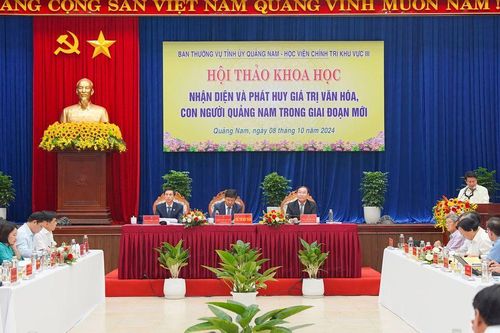 Lãnh đạo THACO Chu Lai tham dự Hội thảo khoa học 'Nhận diện và phát huy giá trị văn hóa, con người Quảng Nam trong giai đoạn mới'